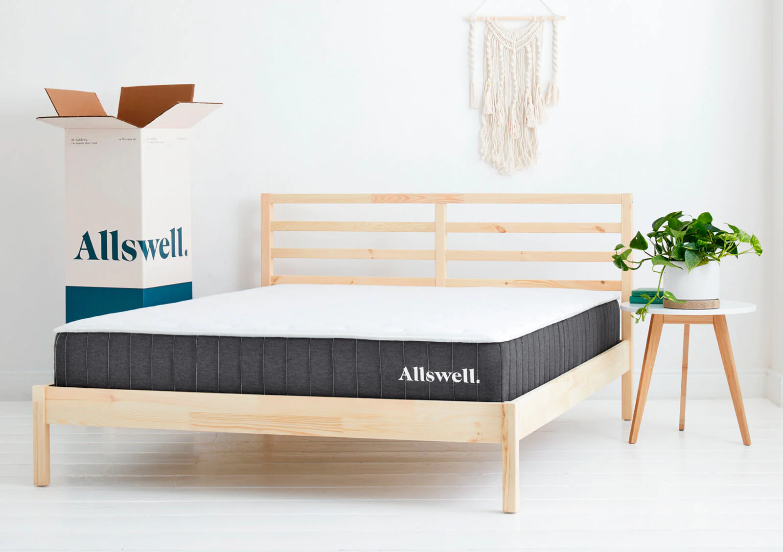 allswell mattress in a romm